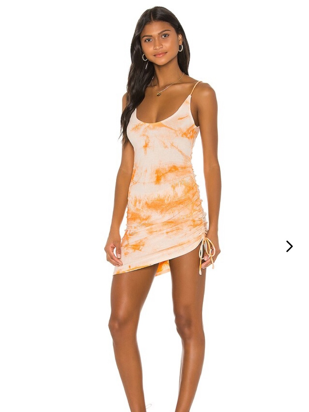 Lovers and Friends REVOLVE Violeta Mini Dress in orange tie dye